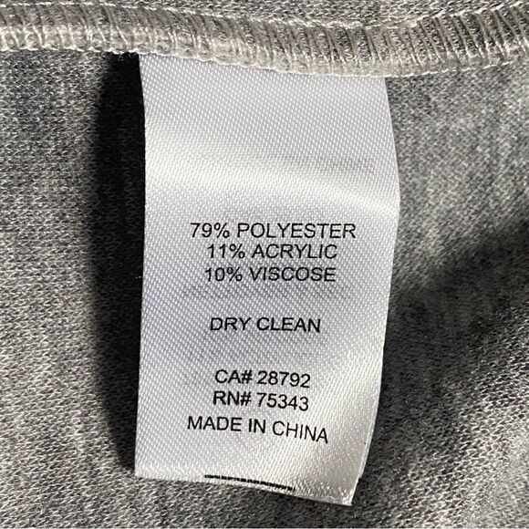 Joie Sleeveless Long Cardigan Pocket Vest Grey XL Minimalist Classy - Picture 8 of 9